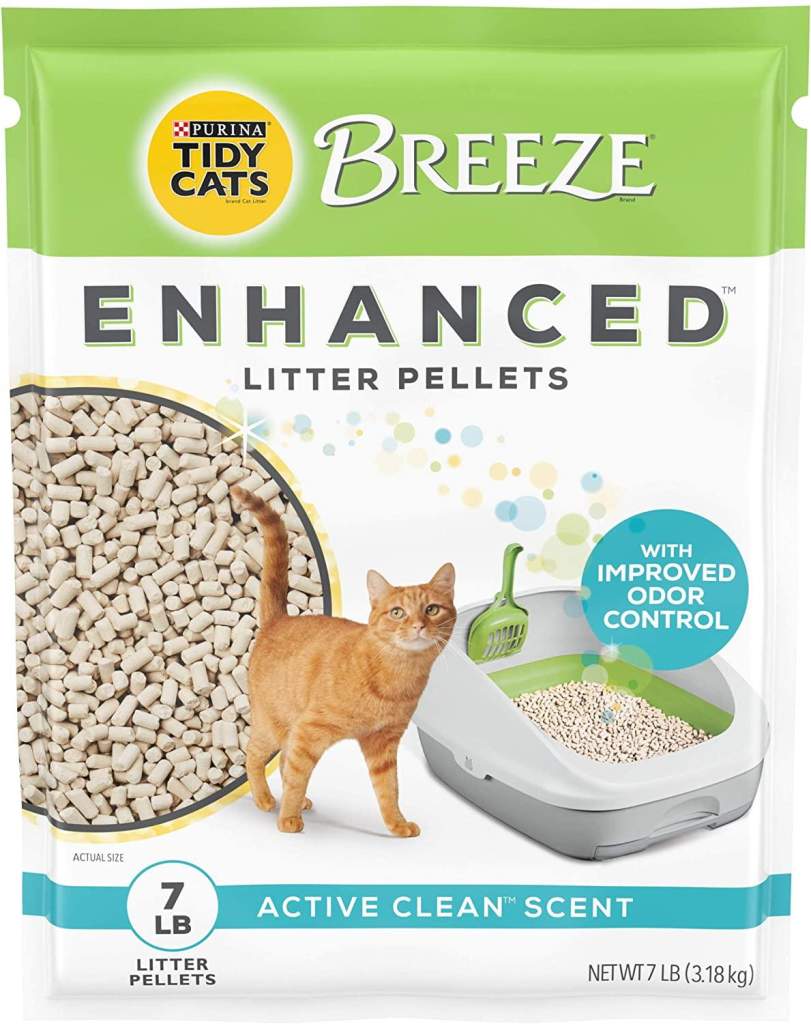 Tidy Cats Breeze Enhanced Pellets Cat Litter, 7-lb