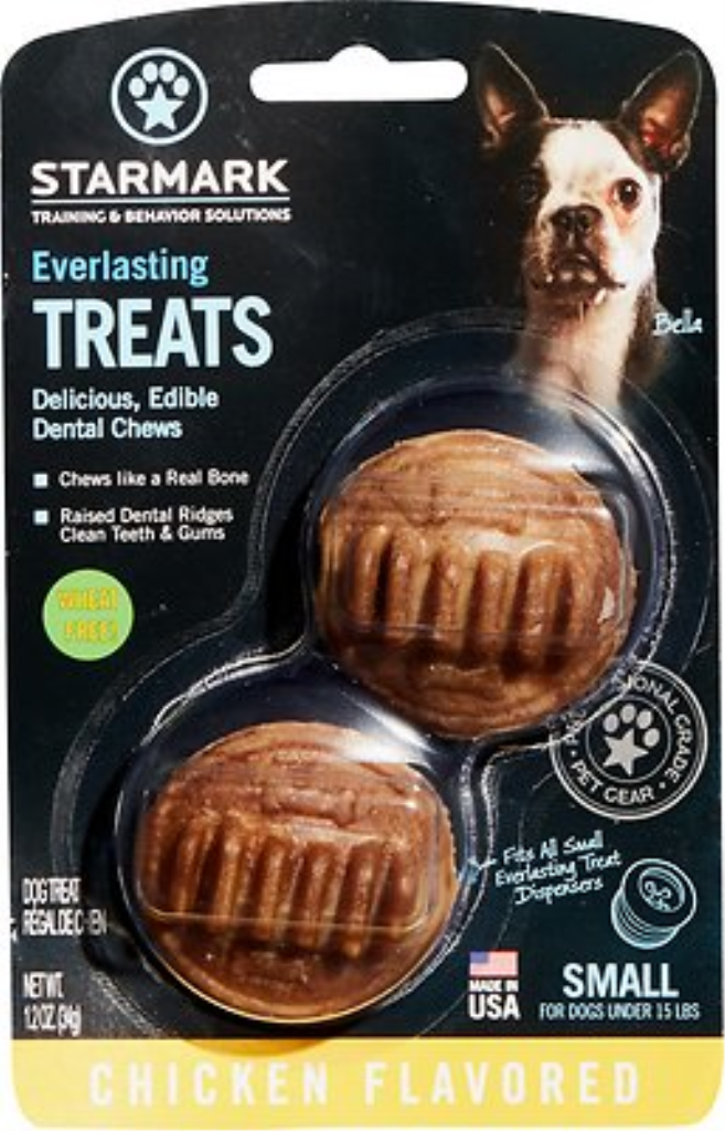 Starmark Everlasting Dental Chicken Dog Treats, Small