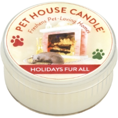 Pet House Candle Holiday Fur All Mini