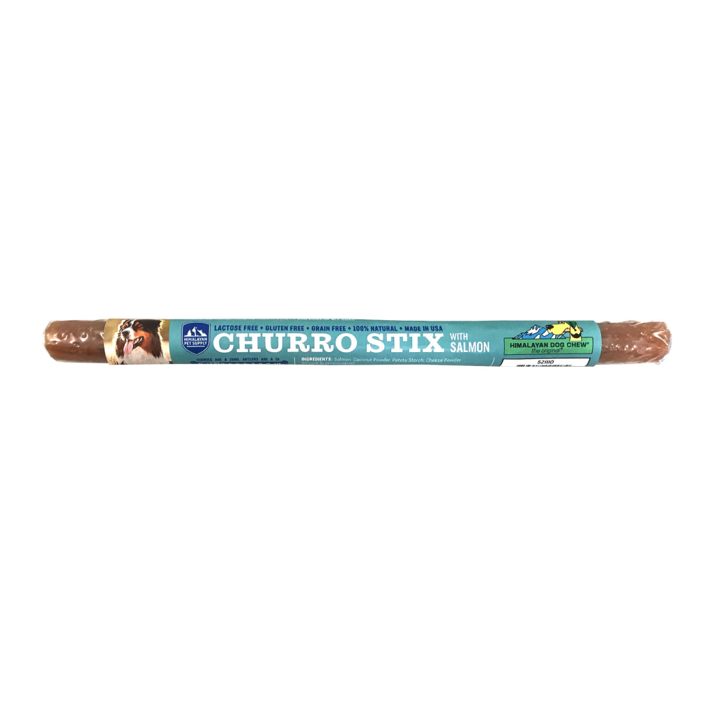Himalayan Pet Supply Churro Stix Salmon Dog Treats, 10-in