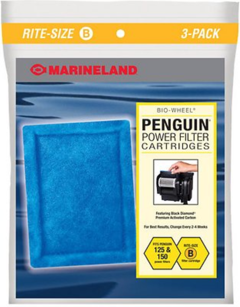 Marineland Bio-Wheel Penguin Rite-Size B Filter Cartridge, 3 count