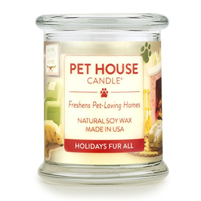 Pet House Candle Holiday Fur All Large