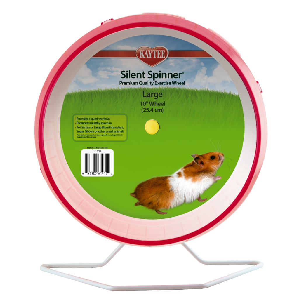 Kaytee Silent Spinner Small Animal Exercise Wheel, Large