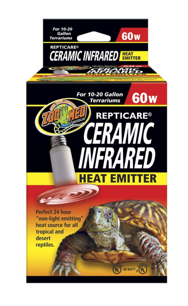 Zoo Med Repticare Ceramic Infrared Reptile Heater, 60-watt