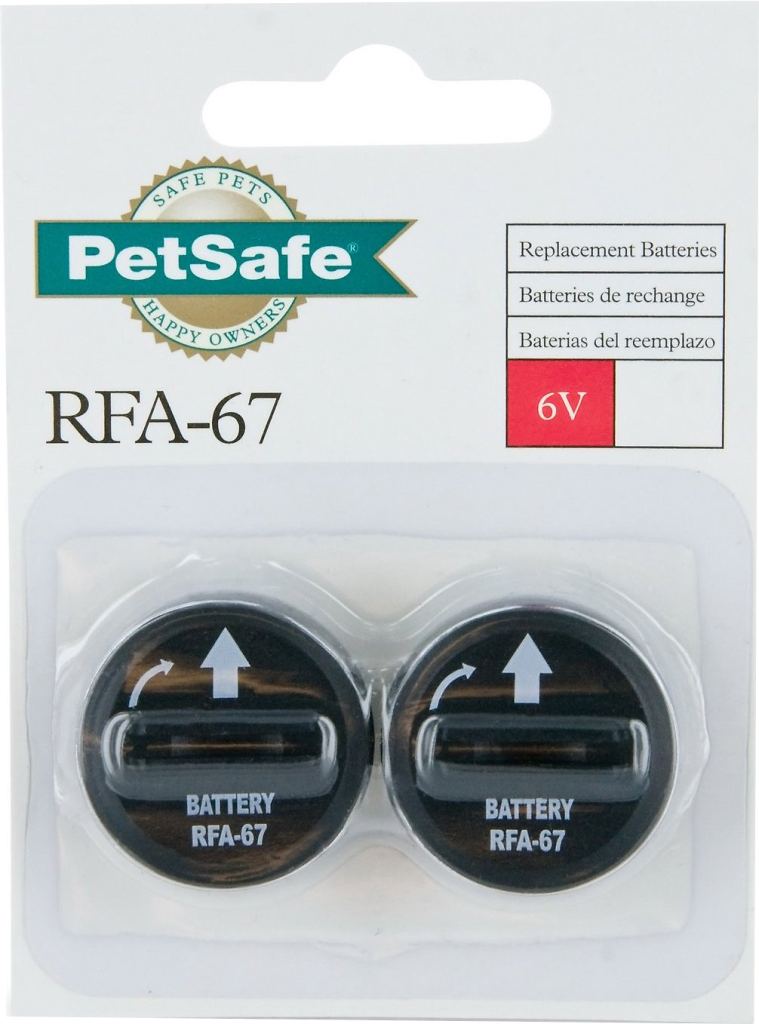PetSafe 6-Volt RFA-67D Replacement Batteries, 2 pack