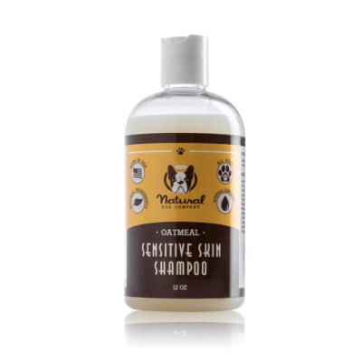 Natural Dog Company Sensitive Skin Oatmeal Dog Shampoo, 12-oz