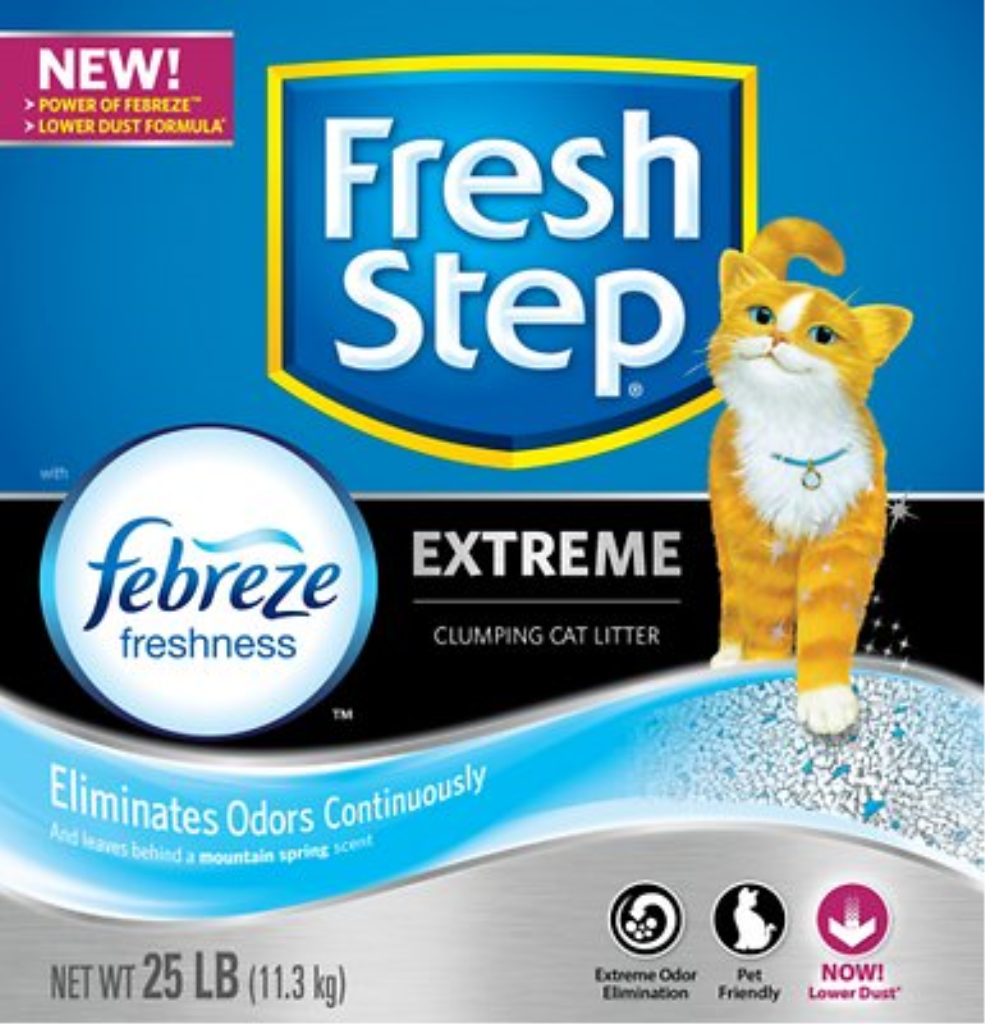 Fresh Step Extreme Odor Control Scented Cat Litter, 25-lb box