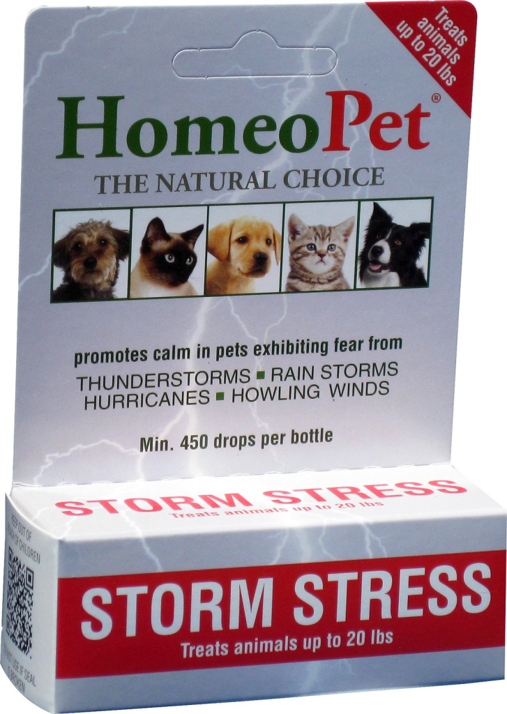 HomeoPet Storm Stress for Pets under 20-lb, 450 drops