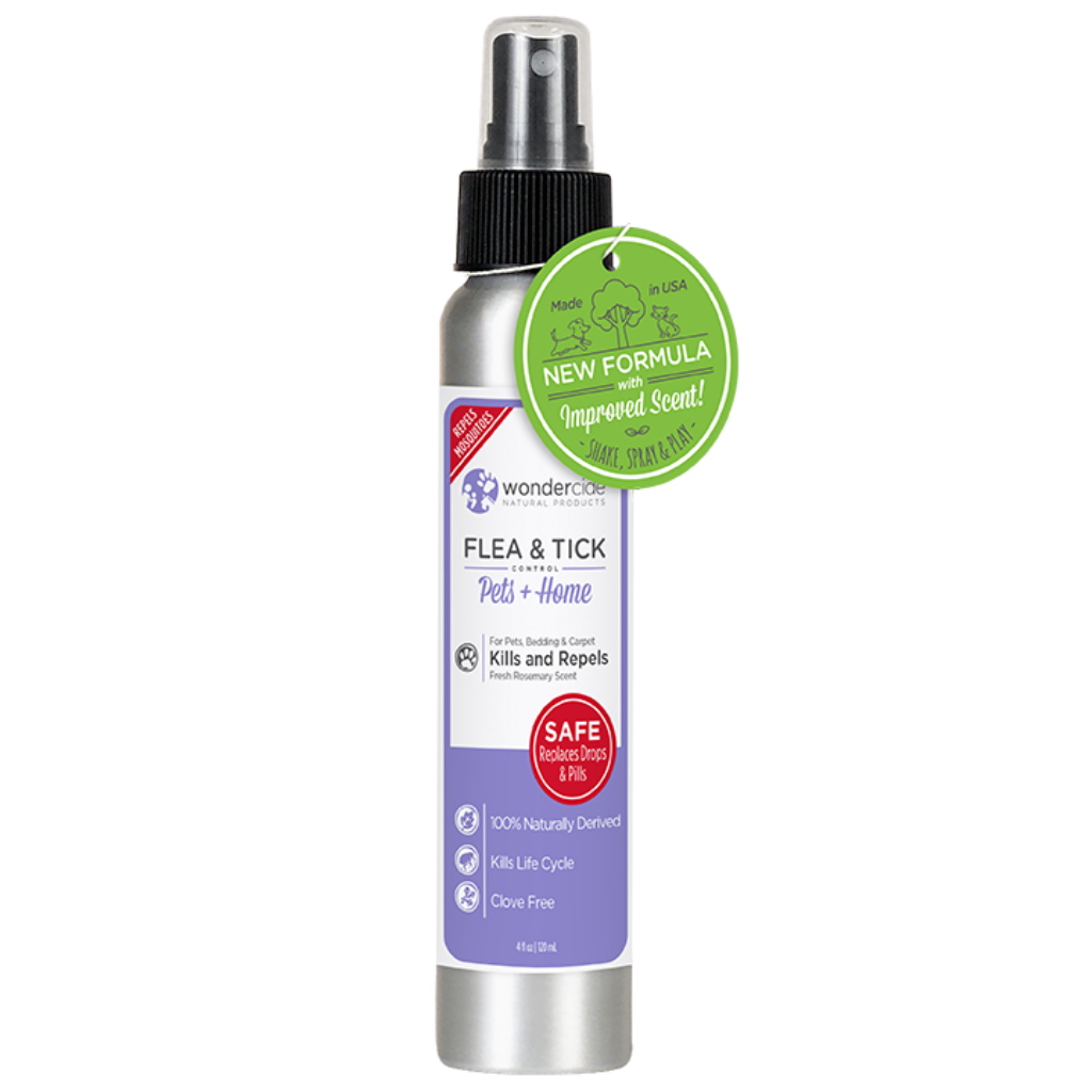 Wondercide 'FLEA & TICK' Natural Flea, Tick & Mosquito Control for Dogs, Cats & Home - Rosemary Scent 4z