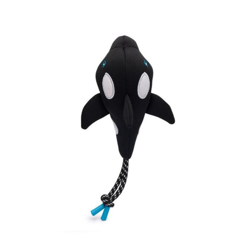 fabdog Floaties Orca Dog Toy