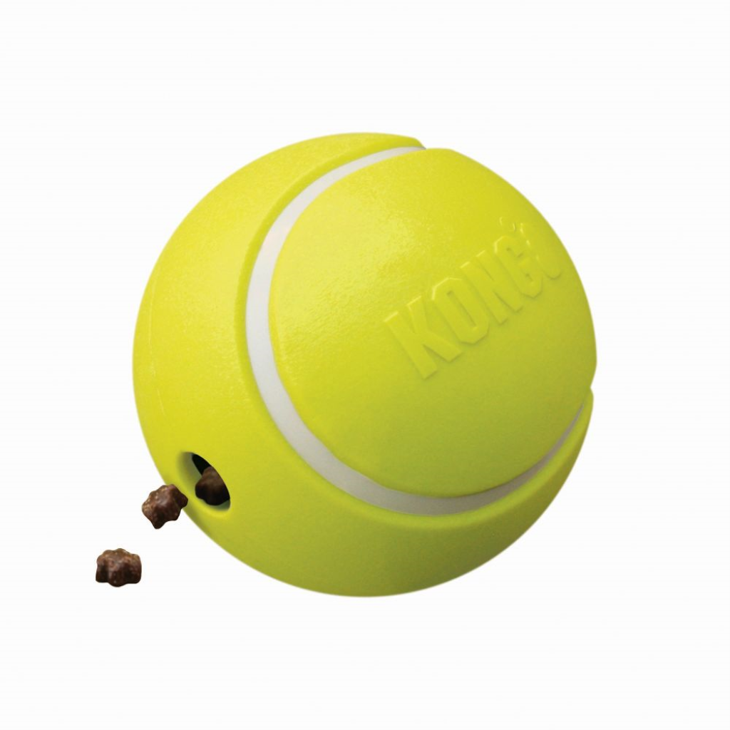 KONG Rewards Tennis Ball Dog Toy, Yellow, Large