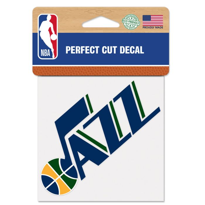 Utah Jazz Perfect Cut Colour Decal 4" x 4"