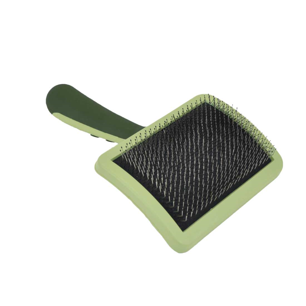 Safari Curved Firm Slicker Dog Brush, Large