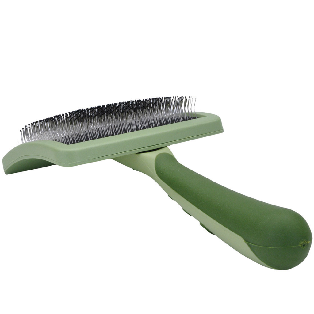 Safari Curved Firm Slicker Dog Brush, Small