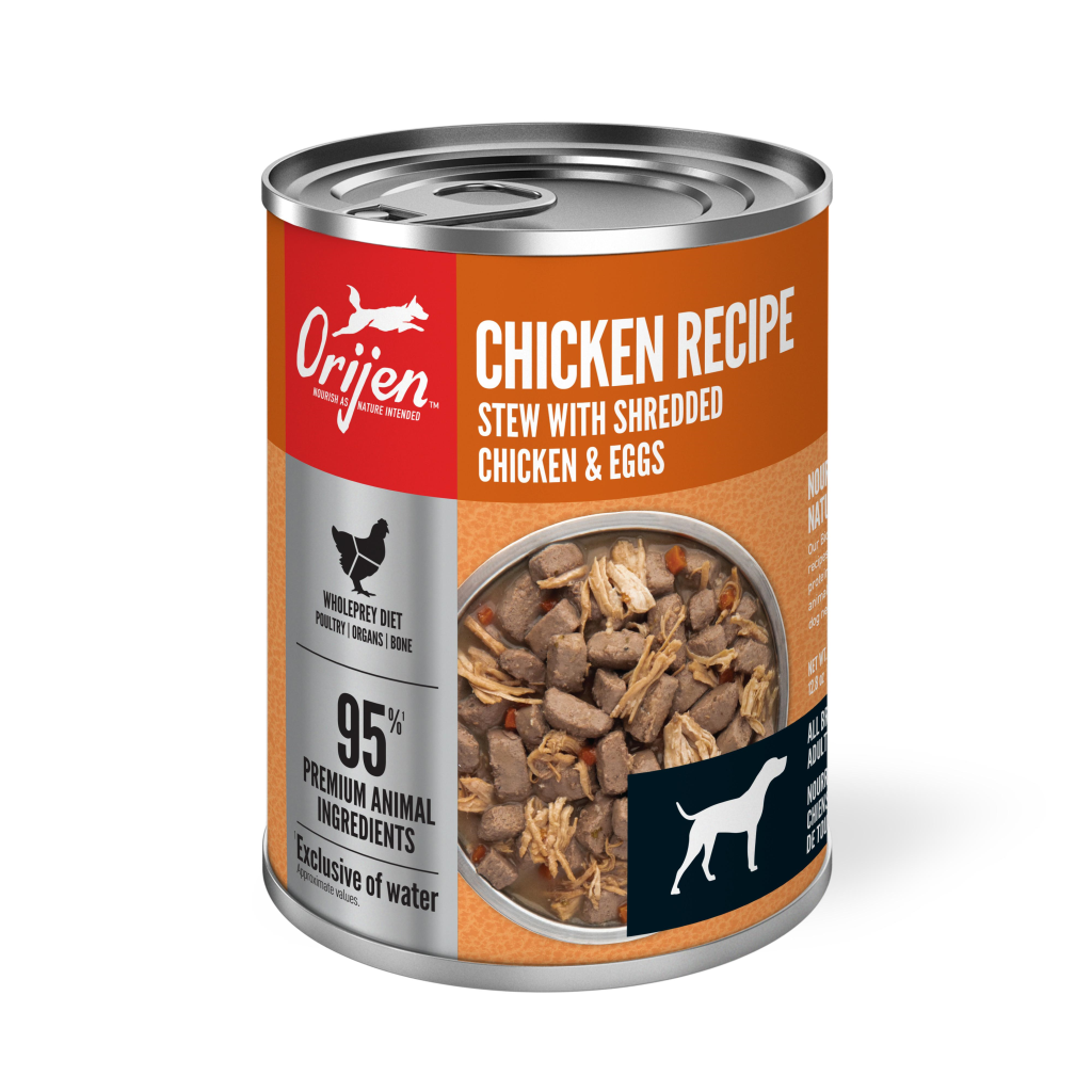 ORIJEN Chicken Stew with Shredded Chicken & Eggs Wet Dog Food, 12.8-oz