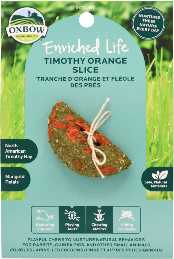 Oxbow Enriched Life Orange Slice Small Animal Toy