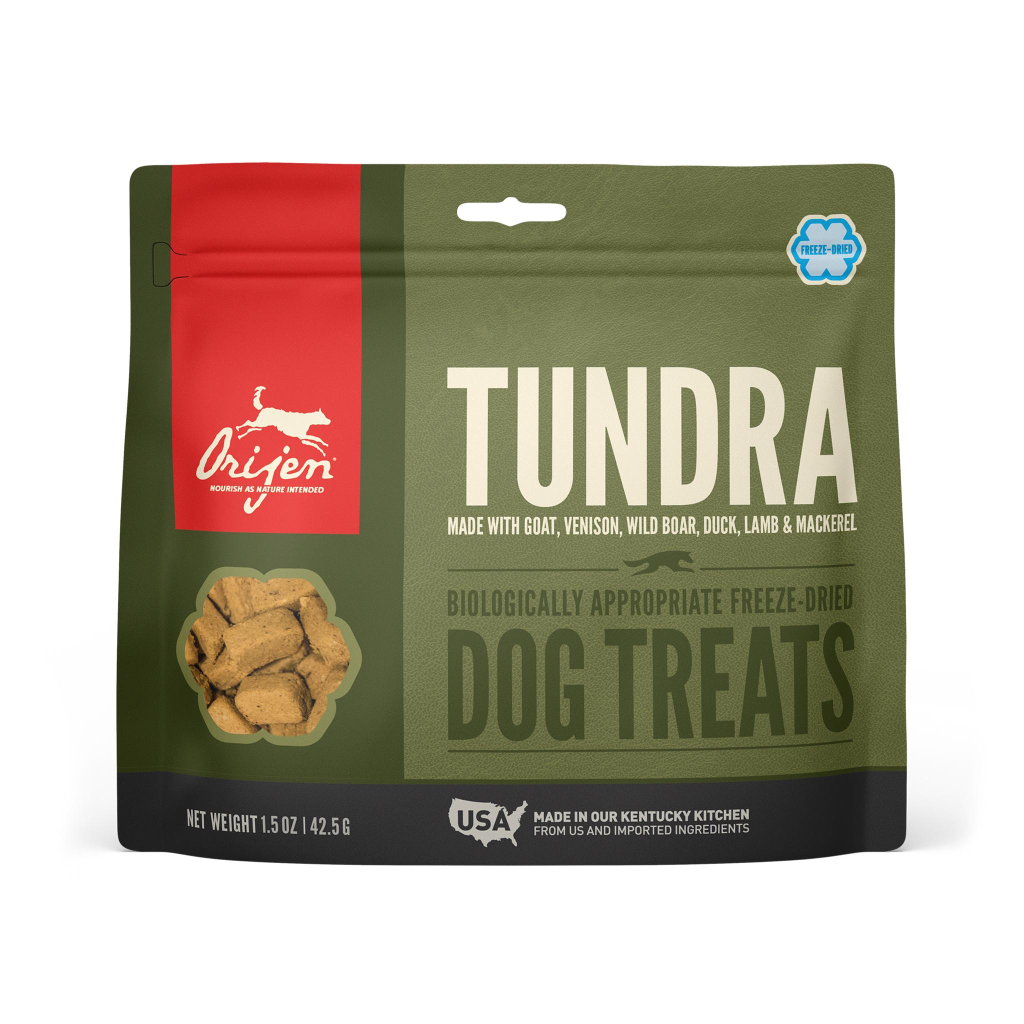 ORIJEN Tundra Grain-Free Freeze-Dried Dog Treats, 1.5-oz