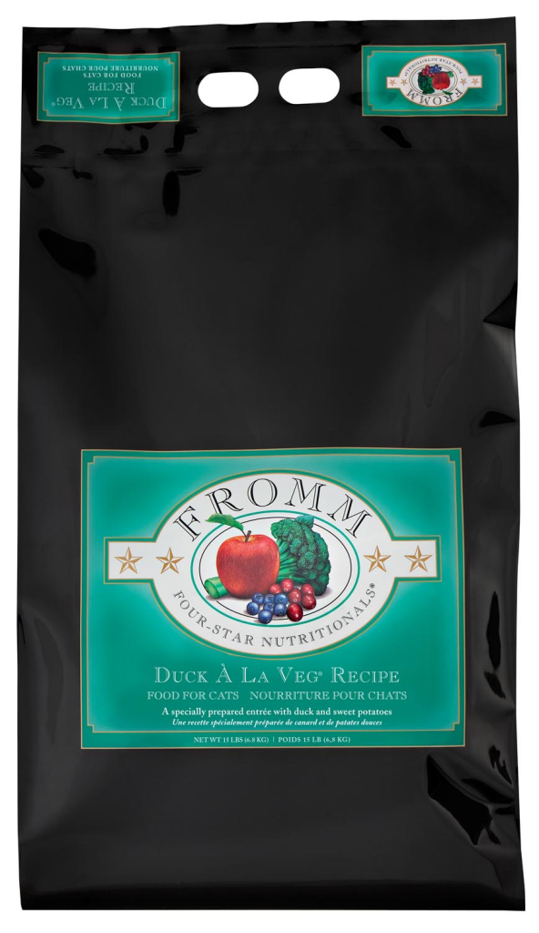 Fromm Four-Star Nutritionals Duck A La Veg Dry Cat Food, 10-lb