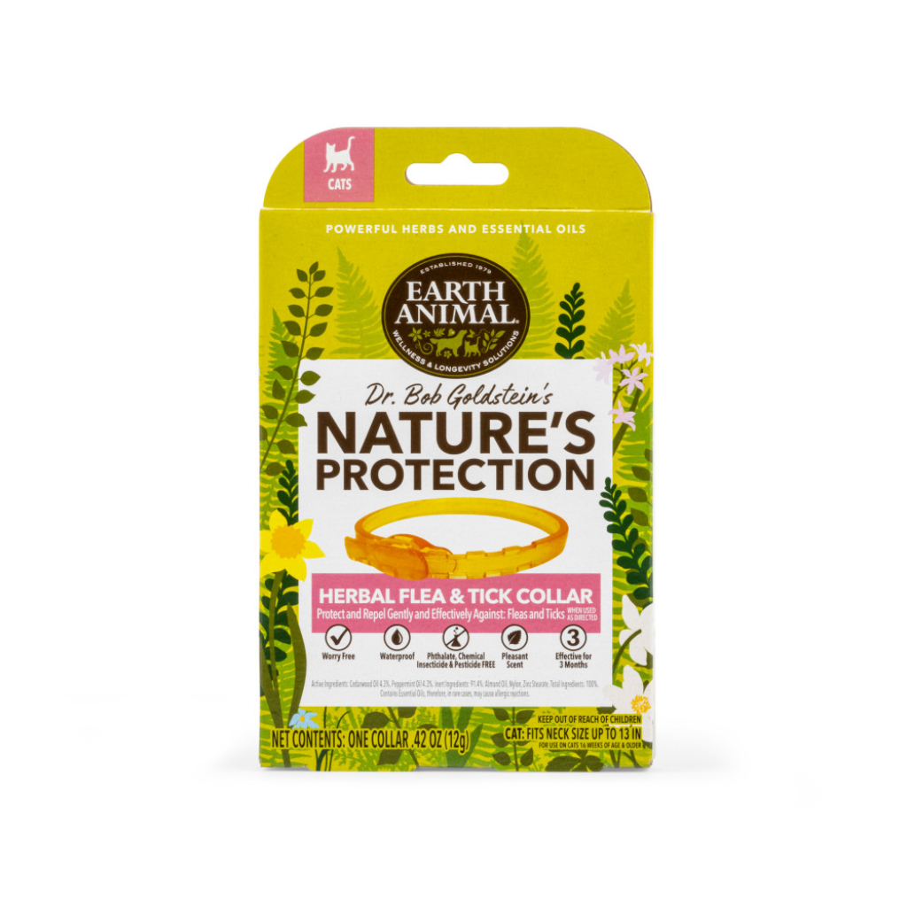 Earth Animal Nature's Protection Flea & Tick Prevention Herbal Collar for Cats
