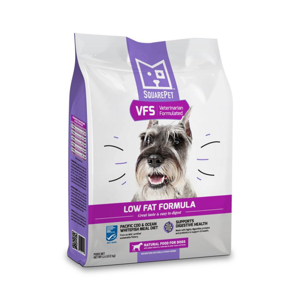 SquarePet VFS Low Fat Formula Dry Dog Food, 4.4-lb