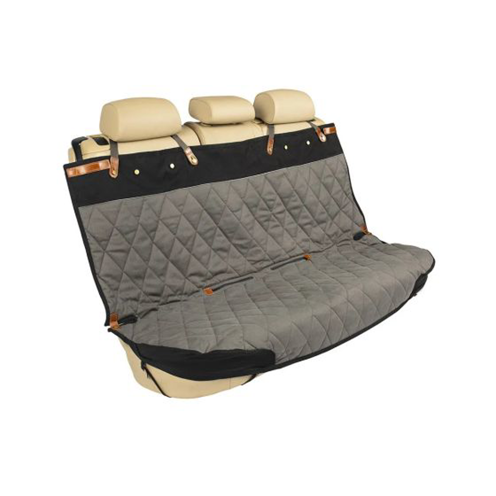 PetSafe Happy Ride Quilted Bench Seat Cover Grey Dog 1pc