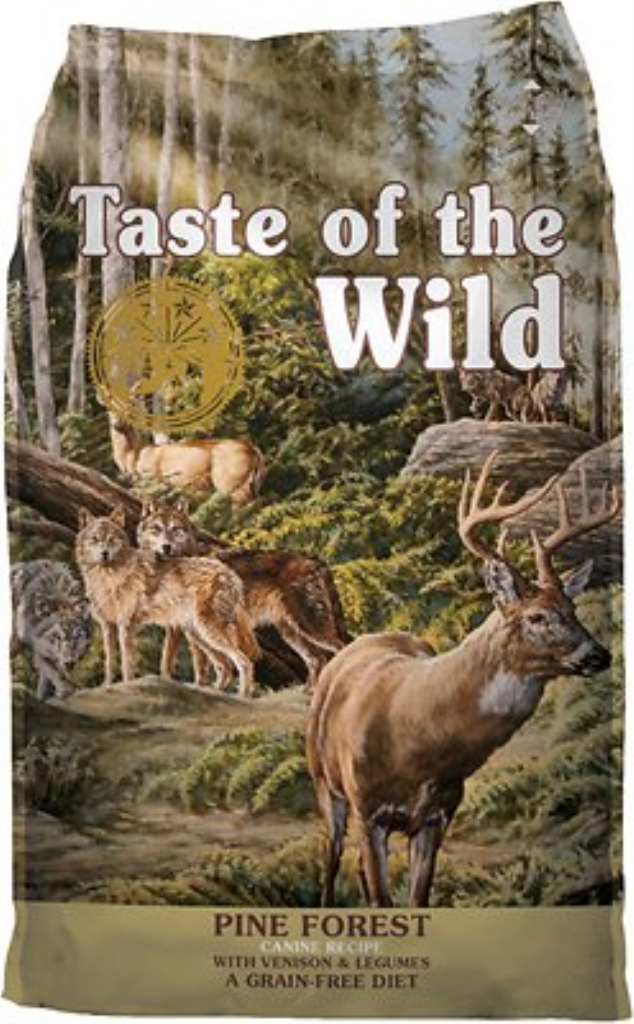Taste of the Wild Pine Forest Grain-Free Dry Dog Food, 14-lb