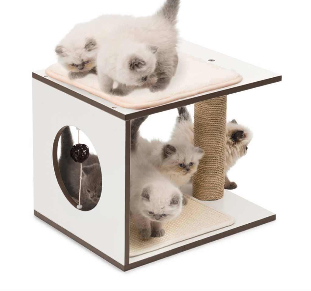 Catit Vesper Cat Furniture, Stool, White