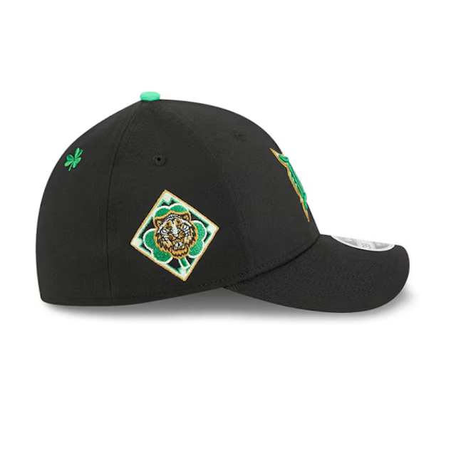 Detroit Tigers St. Patrick’s Day 2026 39THIRTY M-Crown Stretch Fit Hat – Black/Green New Era
