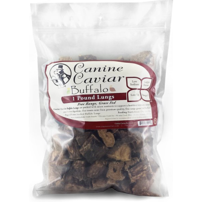 Canine Caviar Buffalo Lung Dog Treats