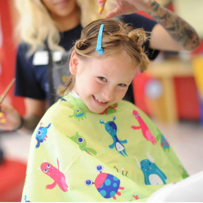 Kid's Cut and Finger Nail Polish