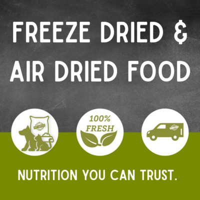 Freeze Dried & Air Dried Dog Food - Pet Wants New Riverside - Fresh ...
