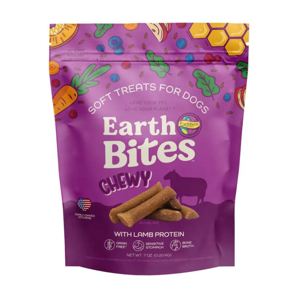 Earthborn Holistics EarthBites Chewy Lamb Dog Treats, 7-oz