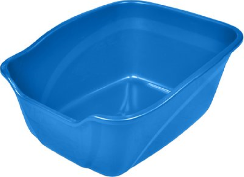 Van Ness High Sides Cat Litter Pan, Blue, Giant