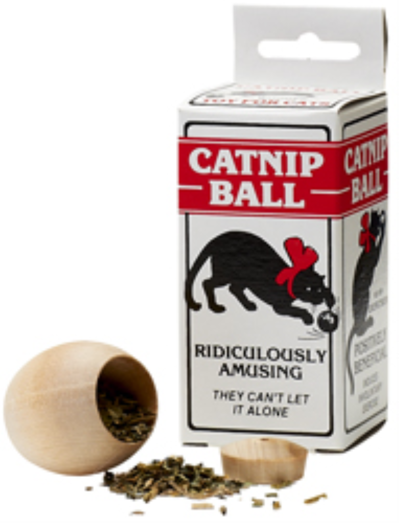 Dr. Daniels'  Wood Ball Catnip Cat Toy