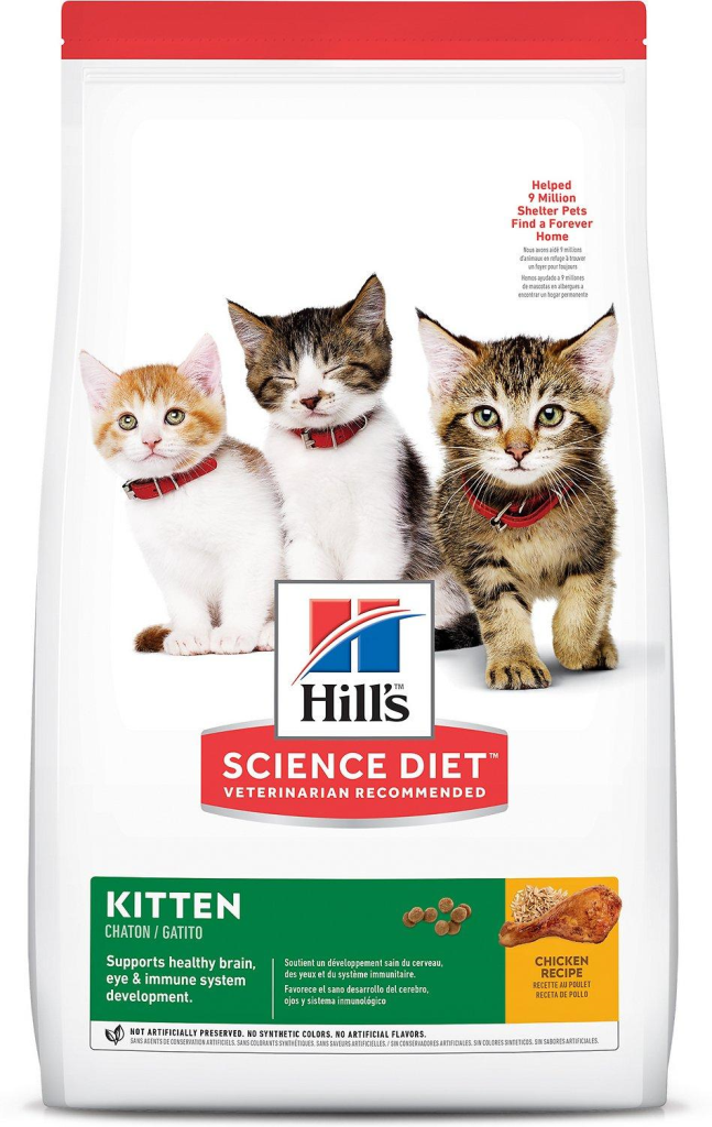 Hill's Science Diet Kitten Healthy Development Chicken Dry Cat Food, 3.5-lb