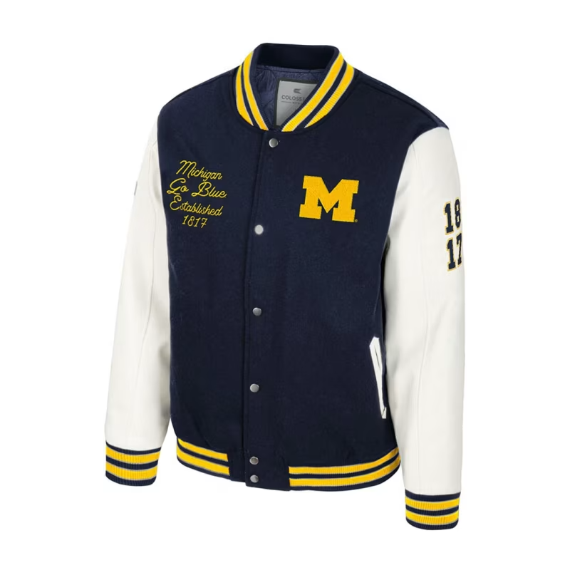 Michigan Wolverines Goes to College Letterman Jacket