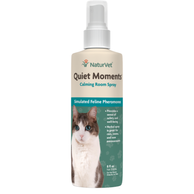 Naturvet Quiet Moments Calming Spray For Cats 8 Oz