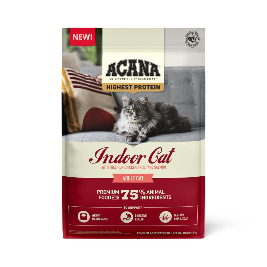 ACANA Indoor Cat Highest Protein Dry Cat Food, 10-lb