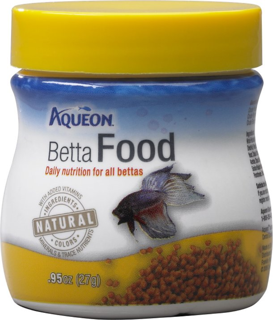 Aqueon Betta Fish Food, .95-oz jar