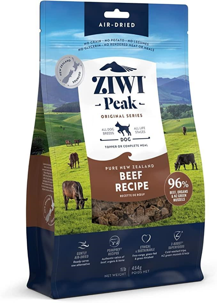 ZIWI Peak Beef Recipe Air-Dried Dog Food, 16-oz | 454-g