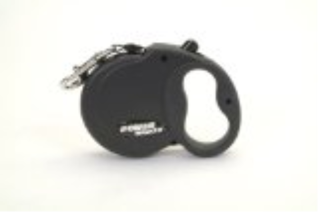 Coastal Power Walker Retractable Dog Leash, Black, Small up to 32-lb