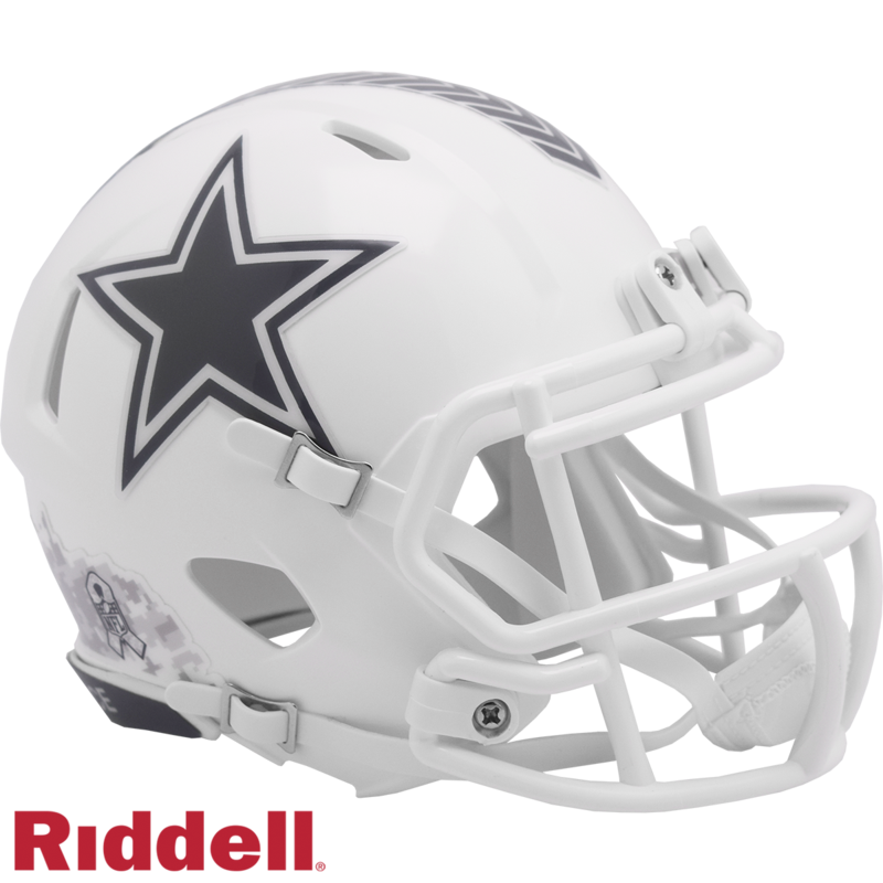 Dallas Cowboys 2024 Salute to Service Speed Mini Helmet