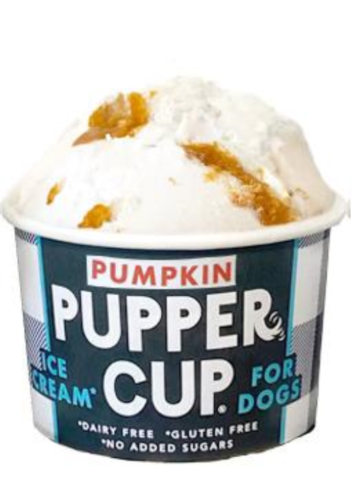 The Pupper Cup Pumpkin Ice Cream for Dogs, 3-oz