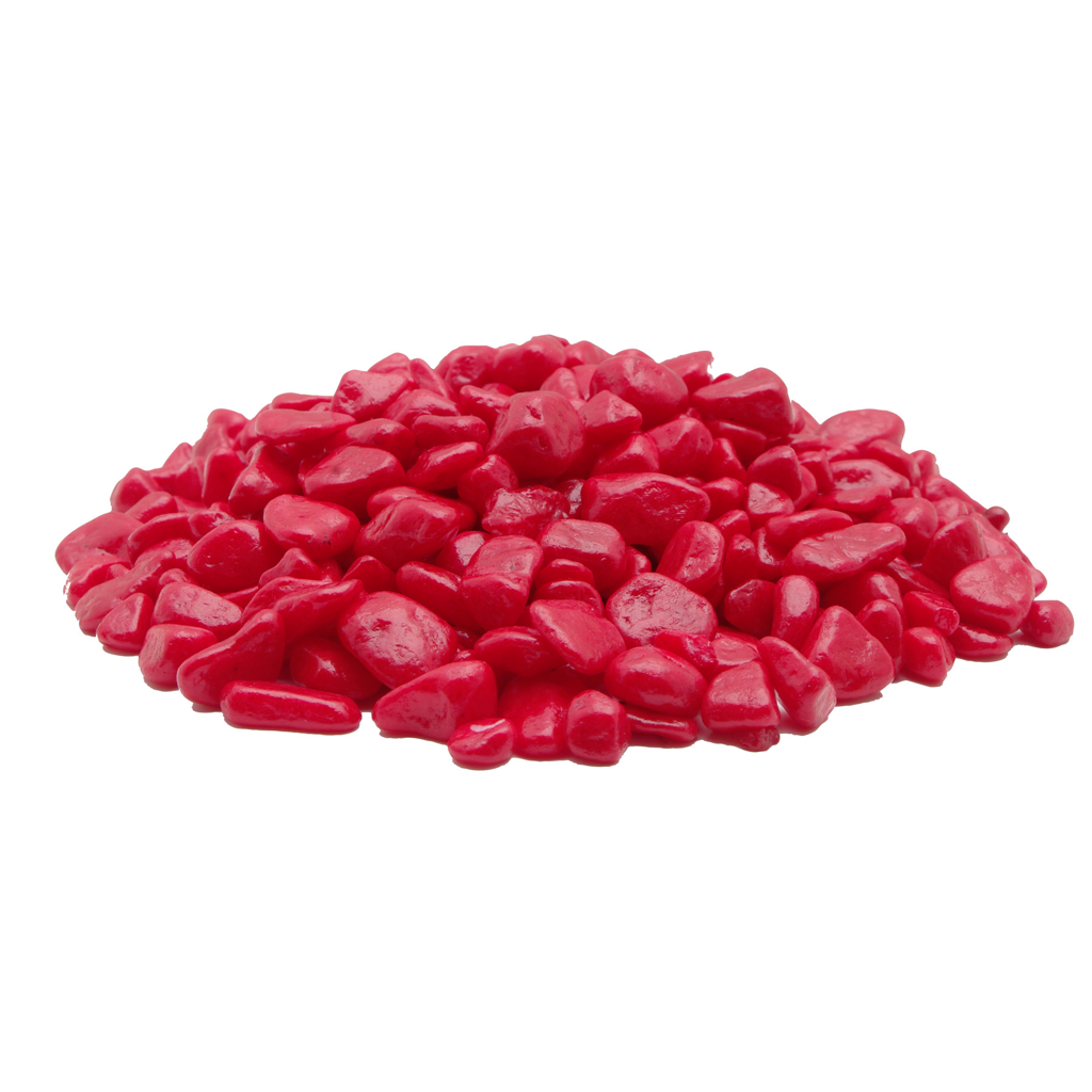 Marina Decorative Aquarium Gravel - Red - 450 g (1 lb)