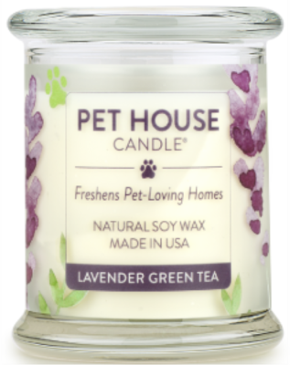 Pet House Candle Lavender Green Tea Large