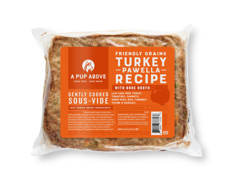 A Pup Above Turkey Pawella Friendly Grains Gently Cooked Dog Food, 1-lb ...