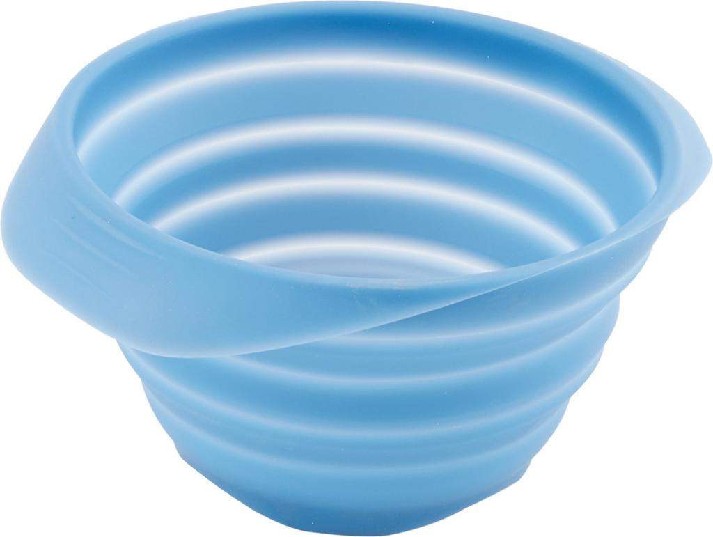Kurgo Collaps-A-Bowl Pet Bowl, Blue