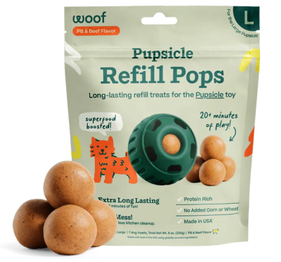 Pupsicle Pops Beef Flavor Dog Treats - Large
