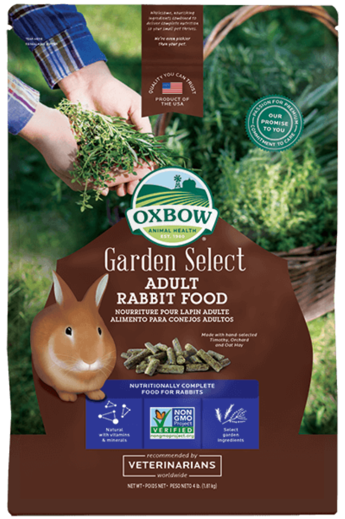 Oxbow Garden Select Adult Rabbit Food, 4-lb