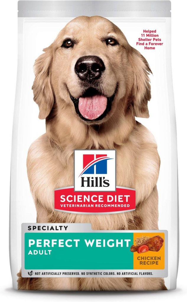 Hill's Science Diet Adult Perfect Weight Dry Dog Food, 4-lb